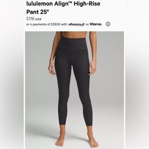 Lulu lemon leggings